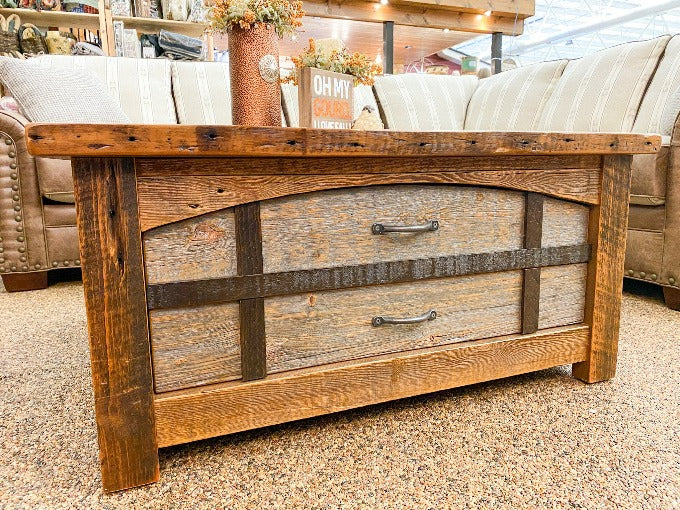 Heritage Saw Tooth Two Drawer Coffee Table
