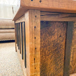 Heritage Saw Tooth Two Drawer Coffee Table available at Rustic Ranch Furniture and Decor.
