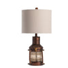 Copper Lantern Lamp