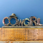 Cowgirl Word Decor