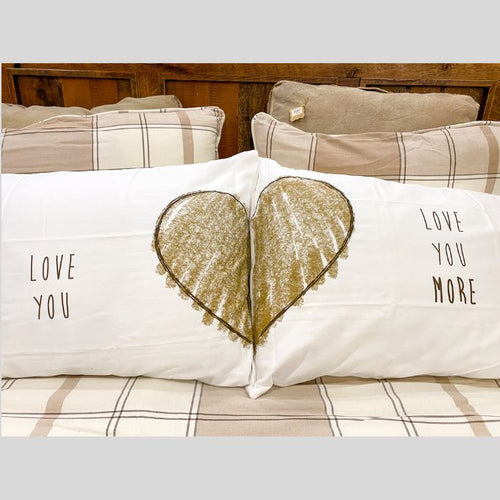 Love You More Pillowcase Set
