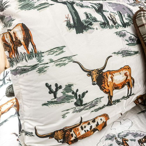 Ranch Life Reversible Comforter Set - Queen