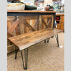 Live Edge Accent Bench available at Rustic Ranch Furniture and Decor