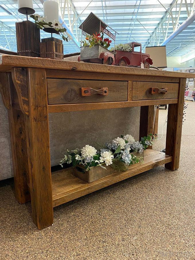 Stony Brooke Sofa Table with Shelf available at Rustic Ranch Furniture and Decor.