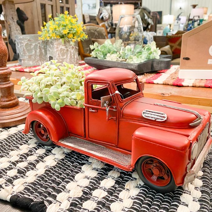Vintage Red Pickup Truck