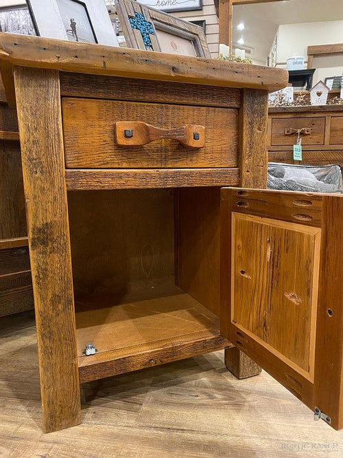 Stony Brooke Nightstand with One Drawer and One Door available at Rustic Ranch Furniture and Decor.