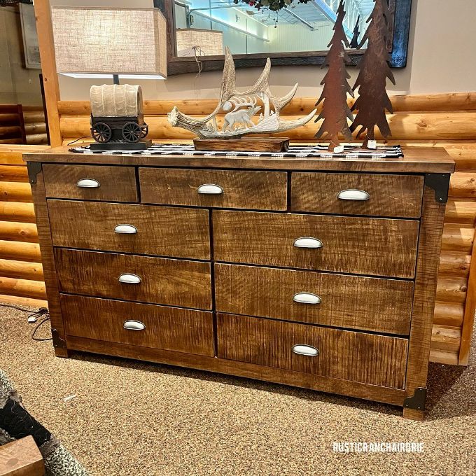 Iron Mountain Dresser available at Rustic Ranch Furniture and Decor