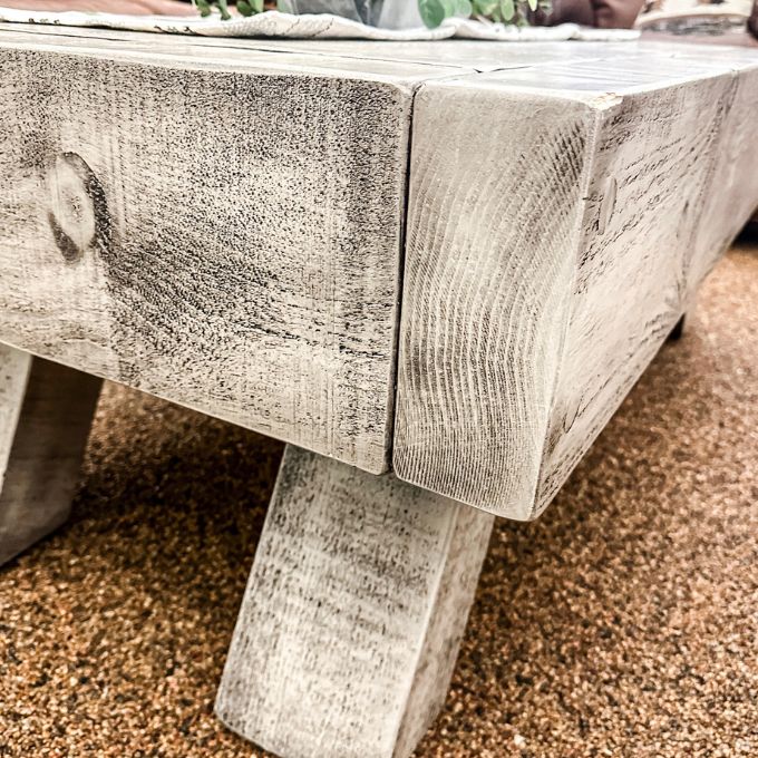 Madison Barn Wood Coffee Table - Two Colours available at Rustic Ranch Furniture and Decor.