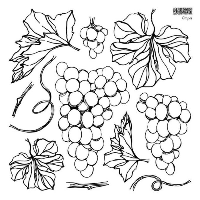 Grapes Stamp by IOD
