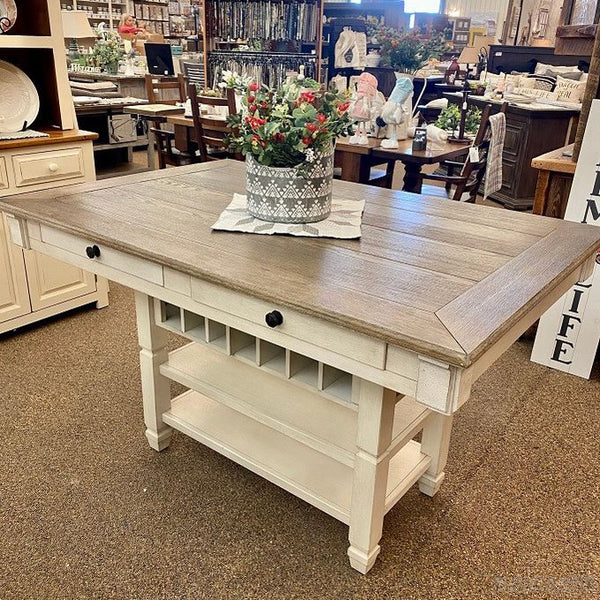 Bolanburg counter height dining deals room table