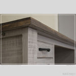 Pueblo Gray Desk available at Rustic Ranch Furniture in Airdrie, Alberta