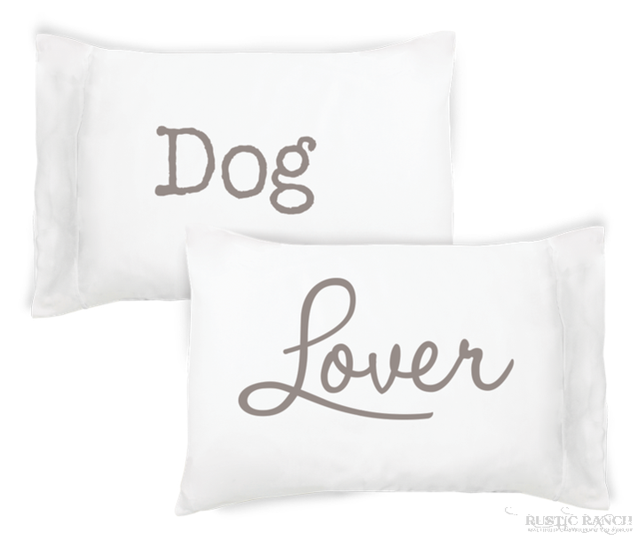 Dog Lover Pillow Case Set-Rustic Ranch