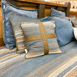 Estes Chenille Accent Pillow - Blue