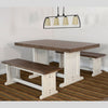 Pasadena Breakfast Nook Set available at Rustic Ranch Furniture and Decor.