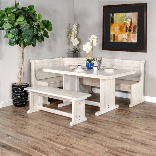 Bayside Breakfast Nook Set available at Rustic Ranch Furniture and Decor.