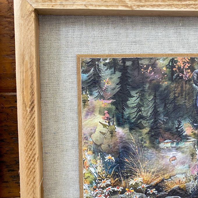 Black Bear Framed Print - Two Styles