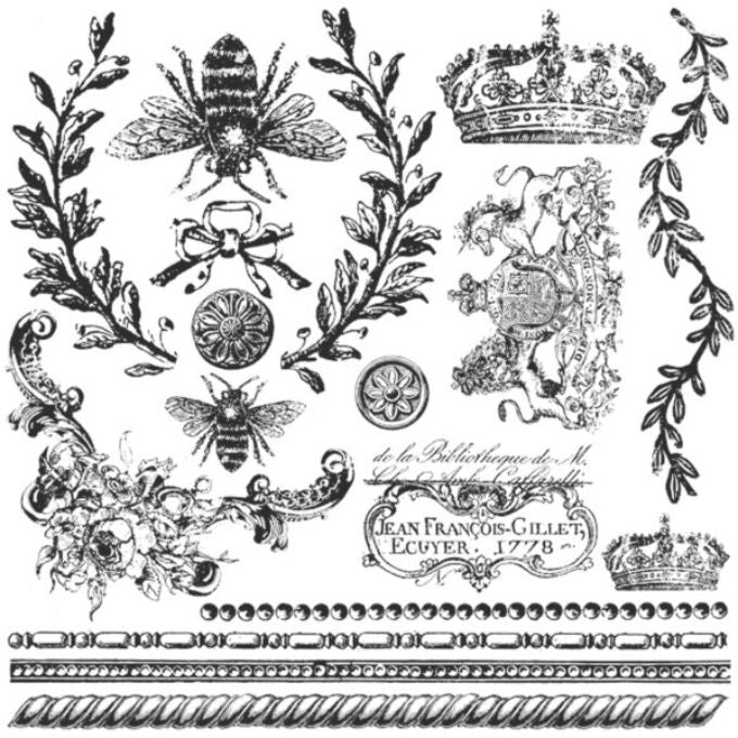 Queen Bee Decor Stamp by IOD