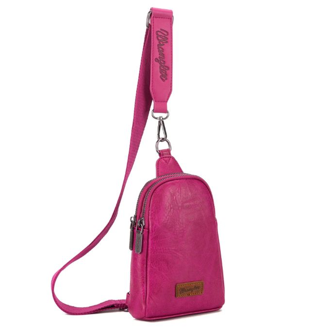 Sling/Chest/Crossbody Bag - Hot Pink