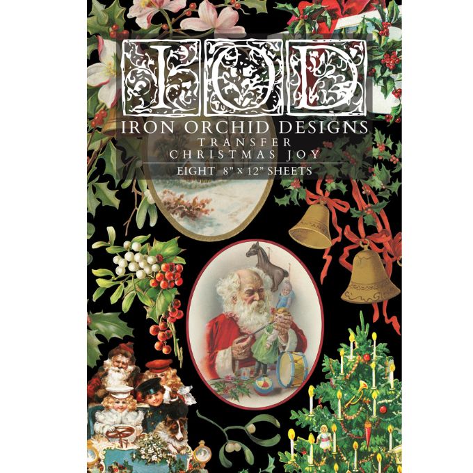 Christmas Joy Transfer by IOD available at Rustic Ranch Furniture and Decor.