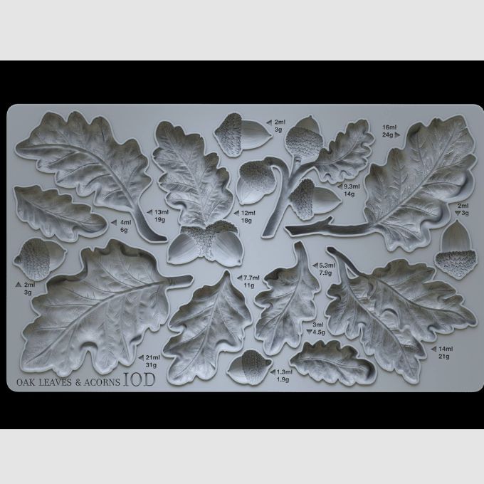 Oak Leaves & Acorns Mould by IOD