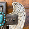 Turquoise Cross with Wings