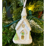 White Church Ornament