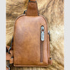 Sling/Chest/Crossbody Bag - Brown