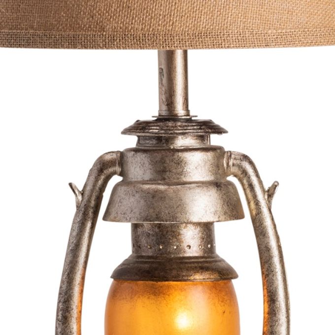 Oil Lantern Metal Table Lamp