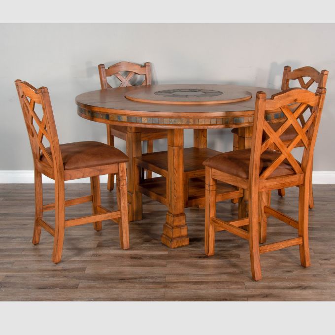 Sedona Double Crossback Barstool - 24" available at Rustic Ranch Furniture and Decor.