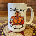 Just a Girl Who Loves Fall Mug