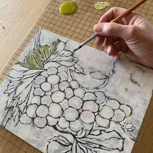 Grapes Stamp by IOD