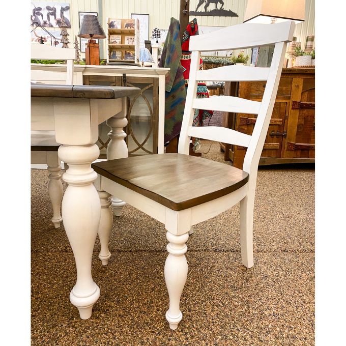 Pasadena ladderback chair available at Rustic Ranch Furniture and Decor.