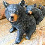 Black Bear Family Figurine