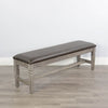 Homestead Hills Bench with Cushion Seat available at Rustic Ranch Furniture and Decor.