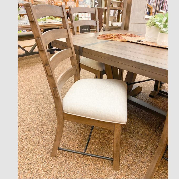 Yellowstone Ladderback Chair available at Rustic Ranch Furniture and Decor