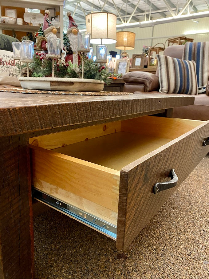 Oak Haven Coffee Table available at Rustic Ranch Furniture and Decor.