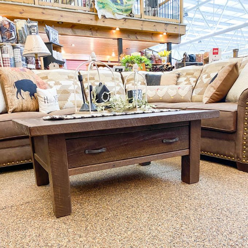 Oak Haven Coffee Table available at Rustic Ranch Furniture and Decor.
