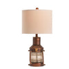 Copper Lantern Lamp