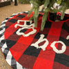 Buffalo Check Tree Skirt by Mud Pie