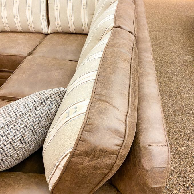 Baldwin Sectional available at Rustic Ranch Furniture and Decor.