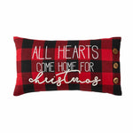 BUTTON BUFFALO CHECK PILLOWS - TWO ASSORTED BY MUD PIE