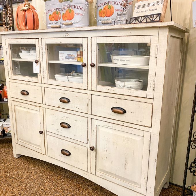 Reproduction Rustic Server Farmhouse Server - Three Colours – Rustic Ranch Furniture and Decor