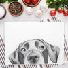 Dog Glass Cutting Board