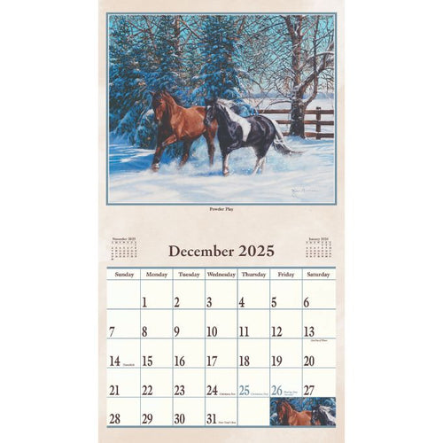 2025 Hoofbeats Calendar by Kim Penner