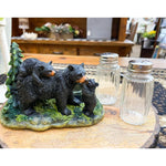 Bear and Cubs Salt and Pepper Holder available at Rustic Ranch Furniture and Decor.