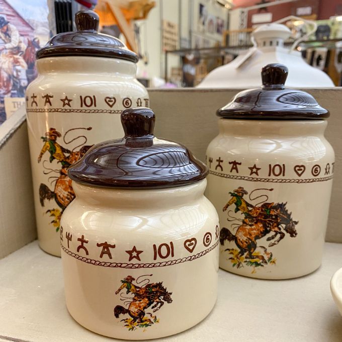 Western Brands 3 Piece Canister Set