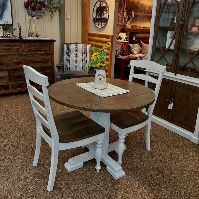 Pasadena Drop Leaf Dining Table available at Rustic Ranch Furniture and Decor.