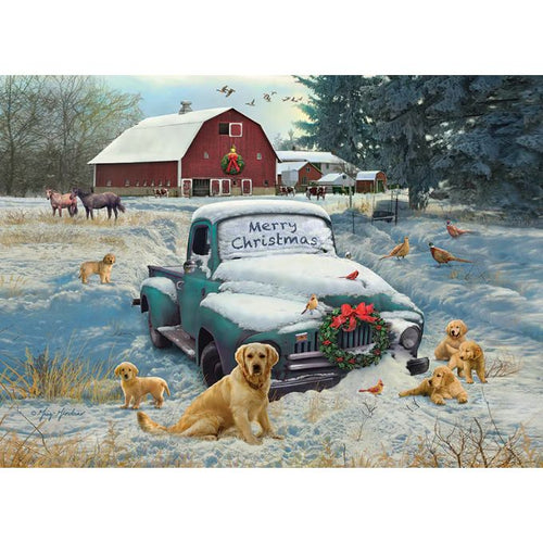 Merry Christmas 1000 Piece Puzzle