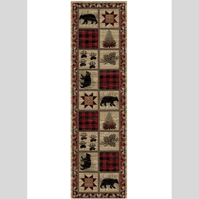 Hollow Point Red Rug