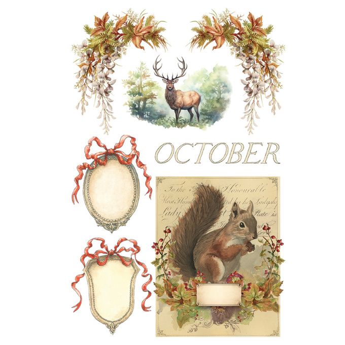 Santa's Hollow Transfer by IOD available at Rustic Ranch Furniture and Decor.